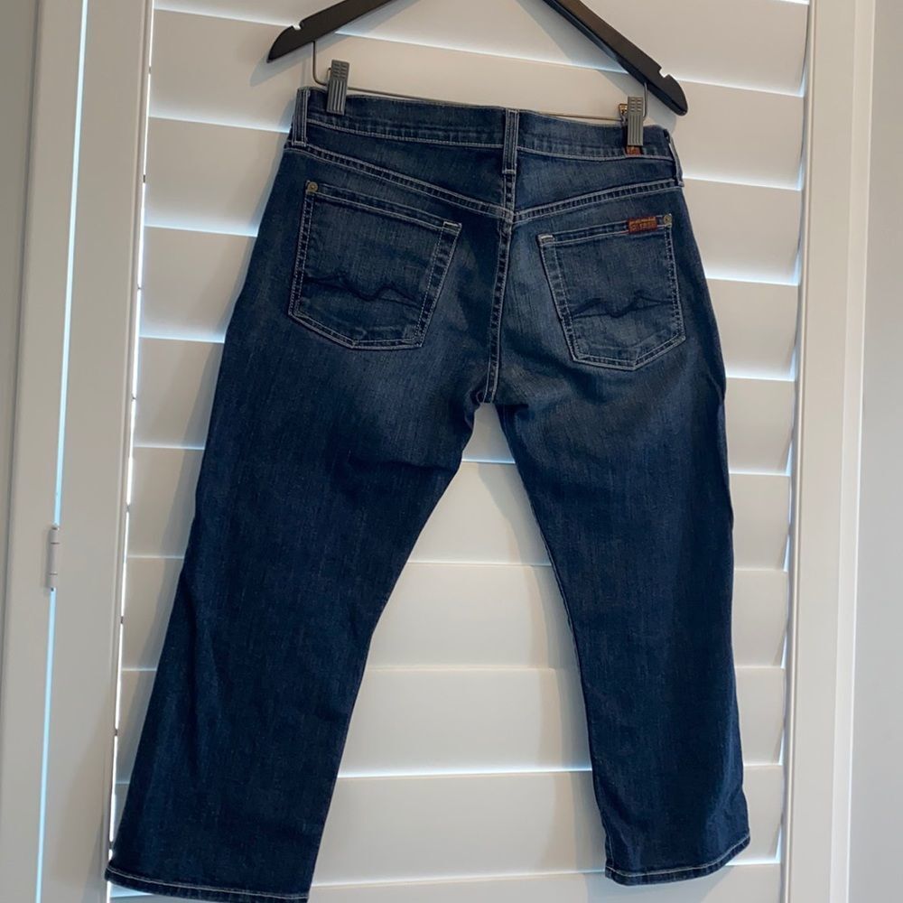 7 for All Mankind sz 26 crop Josephina skinny bf